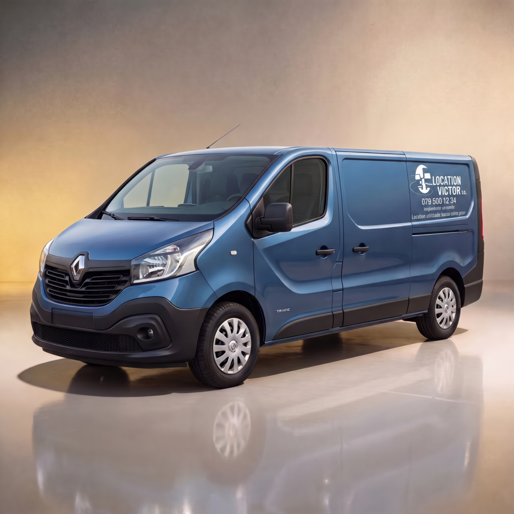 Renault Trafic Bleu 8m3 - Manuelle
