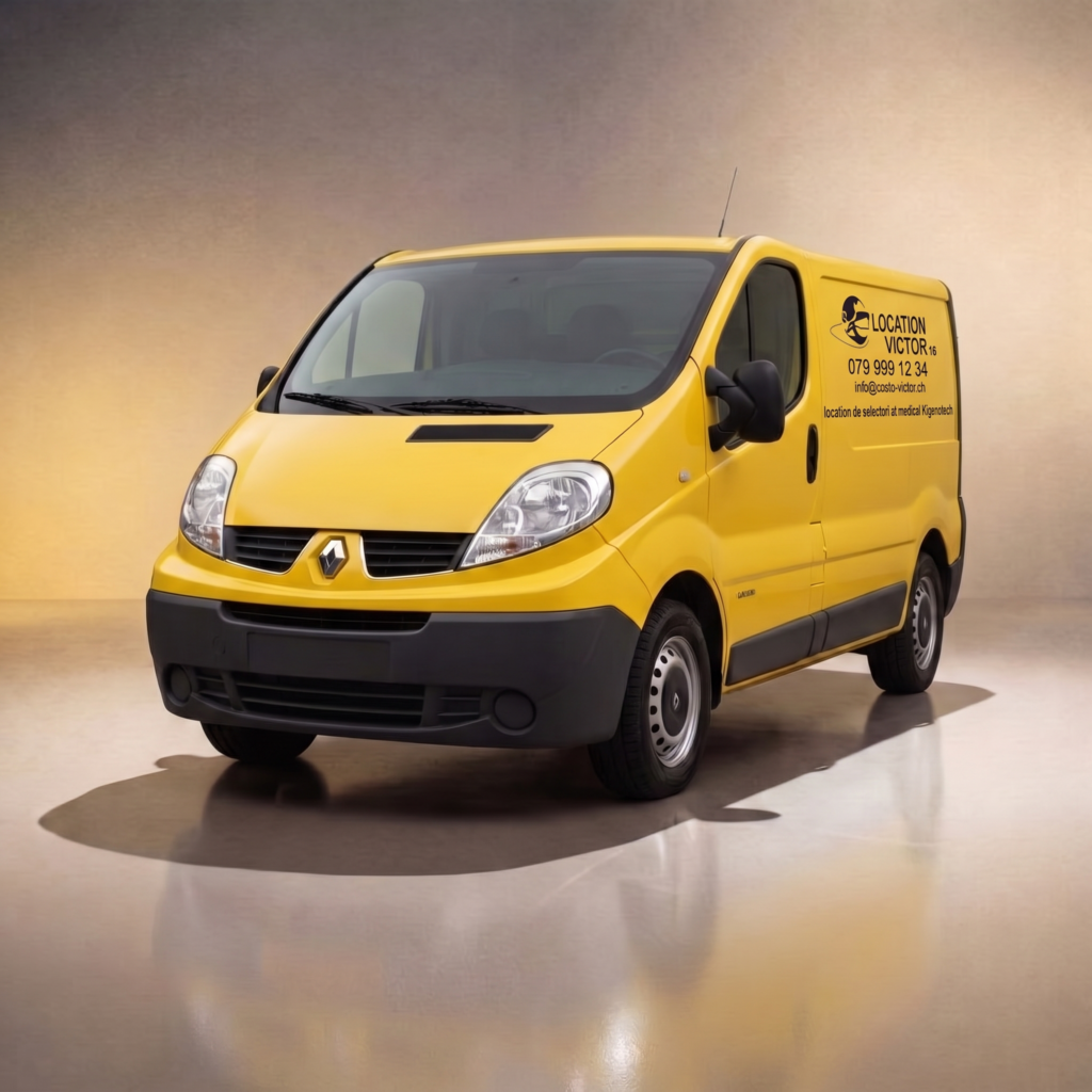 Renault Trafic jaune 8m3 - Manuelle