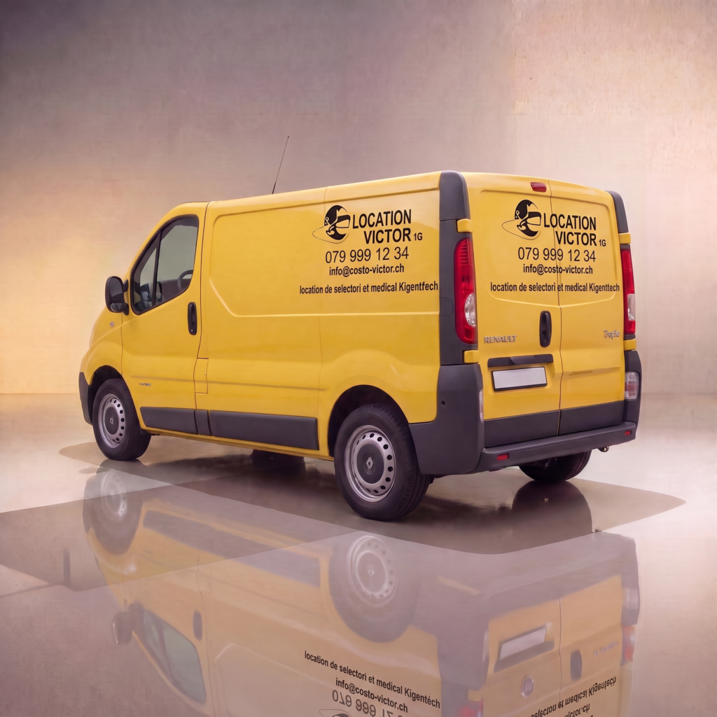 Renault Trafic jaune 8m3 - Manuelle