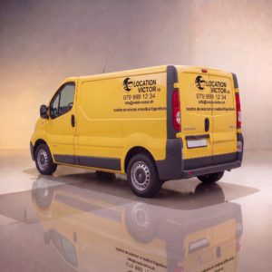 Renault Trafic jaune 8m3 - Manuelle